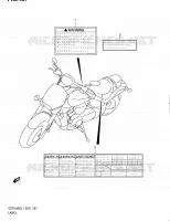 LABEL (VZR1800ZL1 E02) for Suzuki INTRUDER 1800 2011
