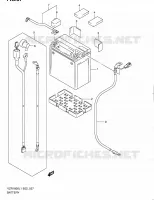 BATTERY for Suzuki INTRUDER 1800 2011