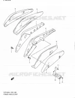FRAME HANDLE GRIP (VZR1800L1 E19) for Suzuki INTRUDER 1800 2011