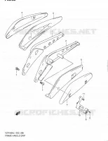 FRAME HANDLE GRIP (VZR1800L1 E51) for Suzuki INTRUDER 1800 2011