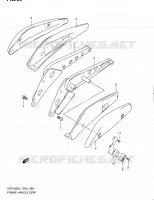 FRAME HANDLE GRIP (VZR1800ZL1 E02) for Suzuki INTRUDER 1800 2011