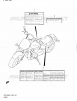 LABEL (VZR1800ZL1 E02) for Suzuki INTRUDER 1800 2011