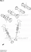 CAMSHAFT   VALVES for Suzuki INTRUDER 1800 2012