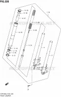 FRONT FORK for Suzuki INTRUDER 1800 2012