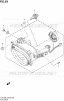 HEAD LAMP for Suzuki INTRUDER 1800 2012