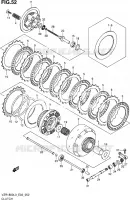 CLUTCH (VZR1800L3 E24) for Suzuki INTRUDER 1800 2013