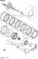 CLUTCH (VZR1800ZL3 E19) for Suzuki INTRUDER 1800 2013