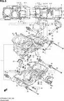 CRACKCASE COVER for Suzuki INTRUDER 1800 2013
