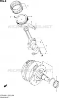 CRANKSHAFT for Suzuki INTRUDER 1800 2013