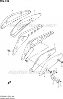 FRAME HANDLE GRIP (VZR1800ZL3 E19) for Suzuki INTRUDER 1800 2013
