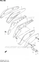 FRAME HANDLE GRIP (VZR1800ZL3 E24) for Suzuki INTRUDER 1800 2013