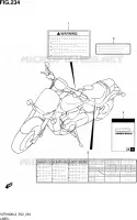 LABEL (VZR1800ZL3 E02) for Suzuki INTRUDER 1800 2013