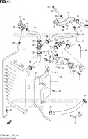RADIATOR HOSE   EXPANSION TANK for Suzuki INTRUDER 1800 2013