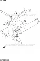 SWINGARM for Suzuki INTRUDER 1800 2013